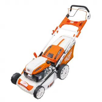 Masina de tuns gazon/iarba autopropulsata pe benzina Ruris rx311s, putere 3.9 CP, 170 CC, 4 timpi, 46 cm latime lucru, 25-75 mm inaltime lucru, functie mulcire, 65 L sac colector,rezervor 1 l