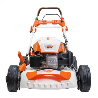 Masina de tuns gazon/iarba autopropulsata pe benzina Ruris rx311s, putere 3.9 CP, 170 CC, 4 timpi, 46 cm latime lucru, 25-75 mm inaltime lucru, functie mulcire, 65 L sac colector,rezervor 1 l