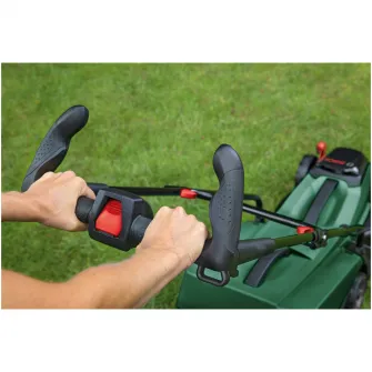 Masina de tuns gazon/iarba pe acumulator Bosch CityMower 18V-32-300, 18 V 4.0 Ah, 32 cm latime lucru, cos colectare 31 L, inaltime taiere 30-60 mm, contine: acumulator 18V 4.0 Ah + incarcator