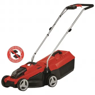 Masina de tuns gazon/iarba pe acumulator Einhell Power X-Change GE-CM 18/32 Li Brushless-Solo, 18 V, 32 cm latime taiere, inaltime taiere 30-70 mm, 3 trepte de taiere, sac colector 25 l, fara acumulator si incarcator in setul de livrare