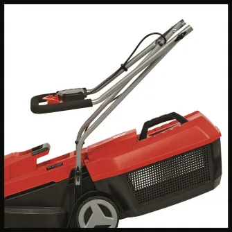Masina de tuns gazon/iarba pe acumulator Einhell Power X-Change GE-CM 18/32 Li Brushless-Solo, 18 V, 32 cm latime taiere, inaltime taiere 30-70 mm, 3 trepte de taiere, sac colector 25 l, fara acumulator si incarcator in setul de livrare