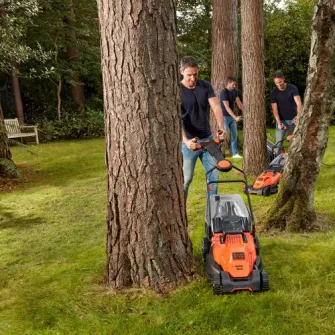 Masina de tuns iarba Black & Decker BEMW471ES-QS, 1600 W, 38 cm, maner de transport incorporat