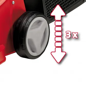 Masina de tuns iarba electrica Einhell GC-EM 1032, 1000 W, latime taiere 32 m, inaltime taiere 3 trepte (20-60 mm), sac 30 l
