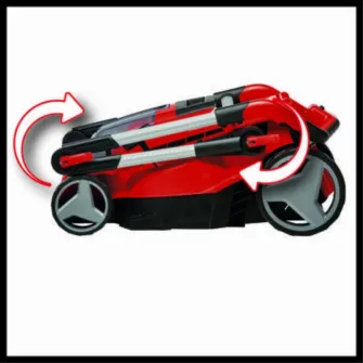 Masina de tuns iarba pe acumulator Einhell GP-CM 36/41 Li-Solo Power X-Change, 36 V, latime de taiere 41 cm, pana la 500 m?, fara perii, sac de colectare 50L, inaltime de taiere 25-75 mm, fara acumulator/incarcator
