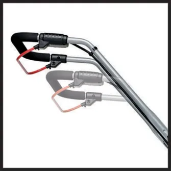 Masina electrica de tuns gazon/iarba pe acumulator Einhell Power X-Change GE-CM 18/33 Li, 18 V, latime taiere 33 cm, inaltime taiere 5 trepte 25-65 mm, sac 30 l, acumulator inclus 18V 4 Ah, incarcator
