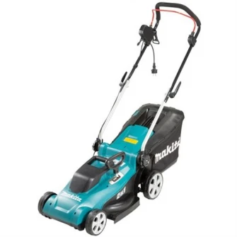 Masina electrica de tuns gazonul Makita ELM3720, 1400 W, 37 cm latime lucru, 3 trepte taiere, 40 l sac colector
