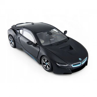 masinuta diecast rastar - i8, negru, 1:24