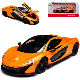 Masinuta diecast Rastar - McLaren P1, portocaliu, 1:24