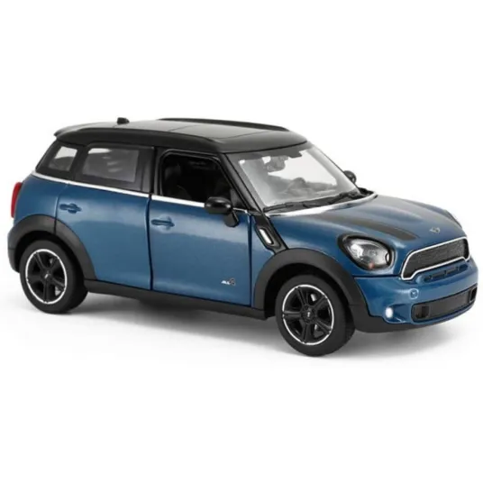 Masinuta diecast Rastar - Mini Cooper, albastru, 1:24