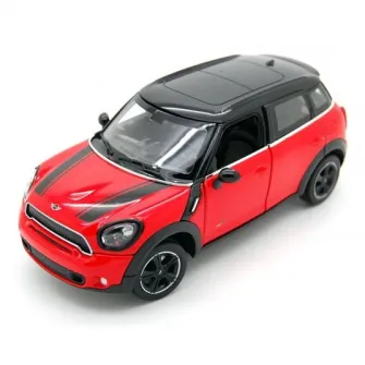 Литой автомобиль Rastar - Mini Cooper, красный, 1:24