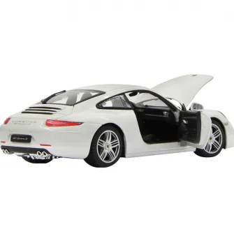 Masinuta diecast Rastar - Porsche 911, alb, 1:24