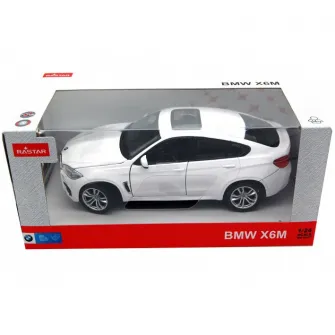 Masinuta diecast Rastar - X6M, alb, 1:24