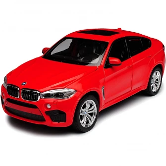 masinuta diecast rastar - x6m, rosu, 1:24