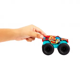 Masinuta Hot Wheels Monster Truck - Roarin Wreckers, Demo Derby, cu sunete, scara 1:43