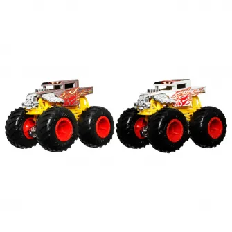 Masinuta Hot Wheels Monster Trucks - Color Shifters, Bone Shaker, 1:64
