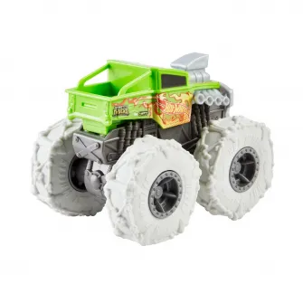 Masinuta Hot Wheels Monster Trucks - Twisted Treadz, Bone Shaker, 1:43