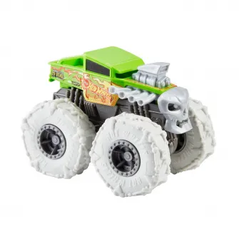 Masinuta Hot Wheels Monster Trucks - Twisted Treadz, Bone Shaker, 1:43