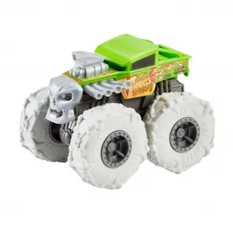 Masinuta Hot Wheels Monster Trucks - Twisted Treadz, Bone Shaker, 1:43