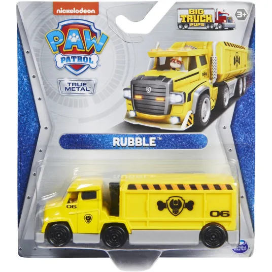 Masinuta Paw Patrol True Metal - Big Truck Pups, Camion Rubble