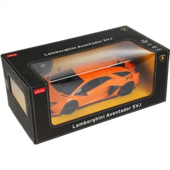 Masinuta Rastar RC - Aventador SVJ, portocaliu, 1:14