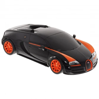 Masinuta Rastar RC - Bugatti Veyron, Grand Sport Vitesse, negru, 1:24