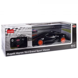 Masinuta Rastar RC - Bugatti Veyron, Grand Sport Vitesse, negru, 1:18
