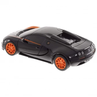 Masinuta Rastar RC - Bugatti Veyron, Grand Sport Vitesse, negru, 1:24