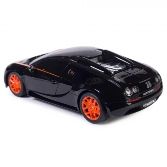 Masinuta Rastar RC - Bugatti Veyron, Grand Sport Vitesse, negru, 1:18