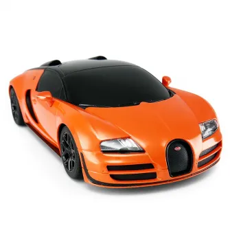 Автомобиль Rastar RC - Bugatti Veyron, Grand Sport Vitesse, оранжевый, 1:24