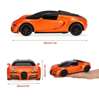 Автомобиль Rastar RC - Bugatti Veyron, Grand Sport Vitesse, оранжевый, 1:24