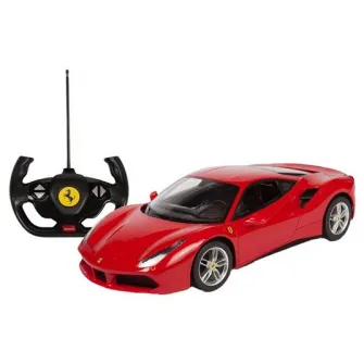 Masinuta Rastar RC - Ferrari 488 Gtb, rosu, 1:14