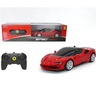 Masinuta Rastar RC - Ferrari Sf90 Stradale, rosu, 1:24