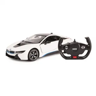 masinuta rastar rc - i8, alb, 1:14