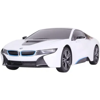 masinuta rastar rc - i8, alb, 1:18