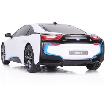 masinuta rastar rc - i8, alb, 1:18