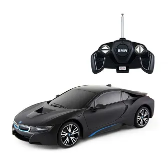 masinuta rastar rc - i8, negru, 1:18