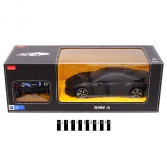 masinuta rastar rc - i8, negru, 1:18