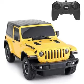 Радиоуправляемая машина Rastar - Jeep Wrangler Rubicon, желтый, 1:24