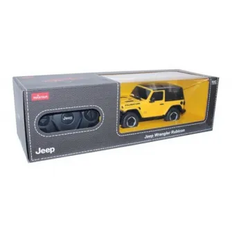 Радиоуправляемая машина Rastar - Jeep Wrangler Rubicon, желтый, 1:24