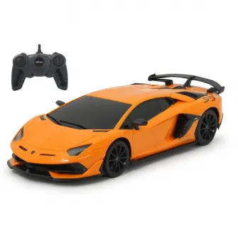 Masinuta Rastar RC - Lamborghini Aventador Svj, portocaliu, 1:24