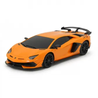 Masinuta Rastar RC - Lamborghini Aventador Svj, portocaliu, 1:24
