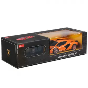Masinuta Rastar RC - Lamborghini Sian FKP 37, portocaliu, 1:24