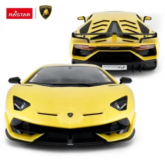 Masinuta Rastar RC - Lamorghini Aventador Svj, galben, 1:14
