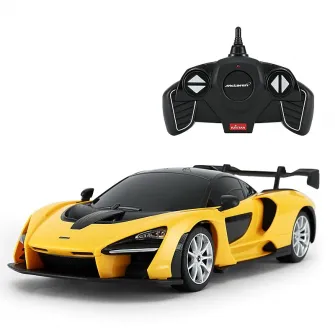 Masinuta Rastar RC - McLaren Senna, galben, 1:18