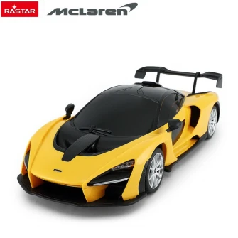 Masinuta Rastar RC - McLaren Senna, galben, 1:18
