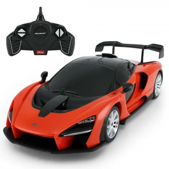 Masinuta Rastar RC - McLaren Senna, portocaliu, 1:18