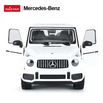 Masinuta Rastar RC - Mercedes-Benz G63, alb, 1:14