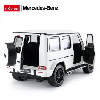 Masinuta Rastar RC - Mercedes-Benz G63, alb, 1:14
