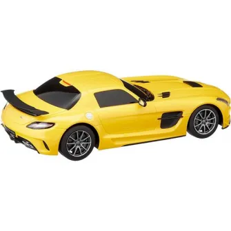 Masinuta Rastar RC - Mercedes-Benz SLS, galben, 1:18