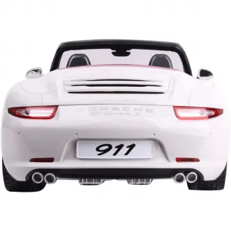Masinuta Rastar RC - Porsche 911 Carrera S, alb, 1:12